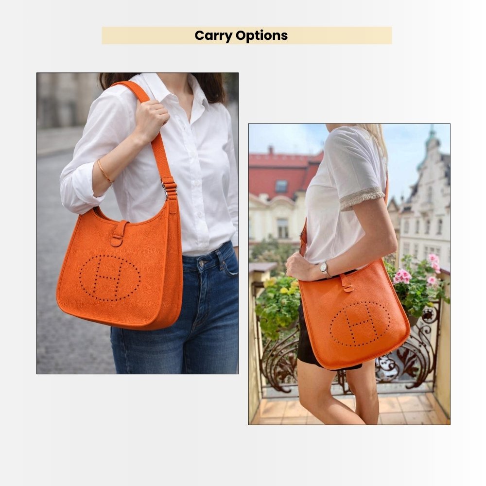 Hermes Evelyne 25 Crossbody Bag Amazon Orange 25Cm