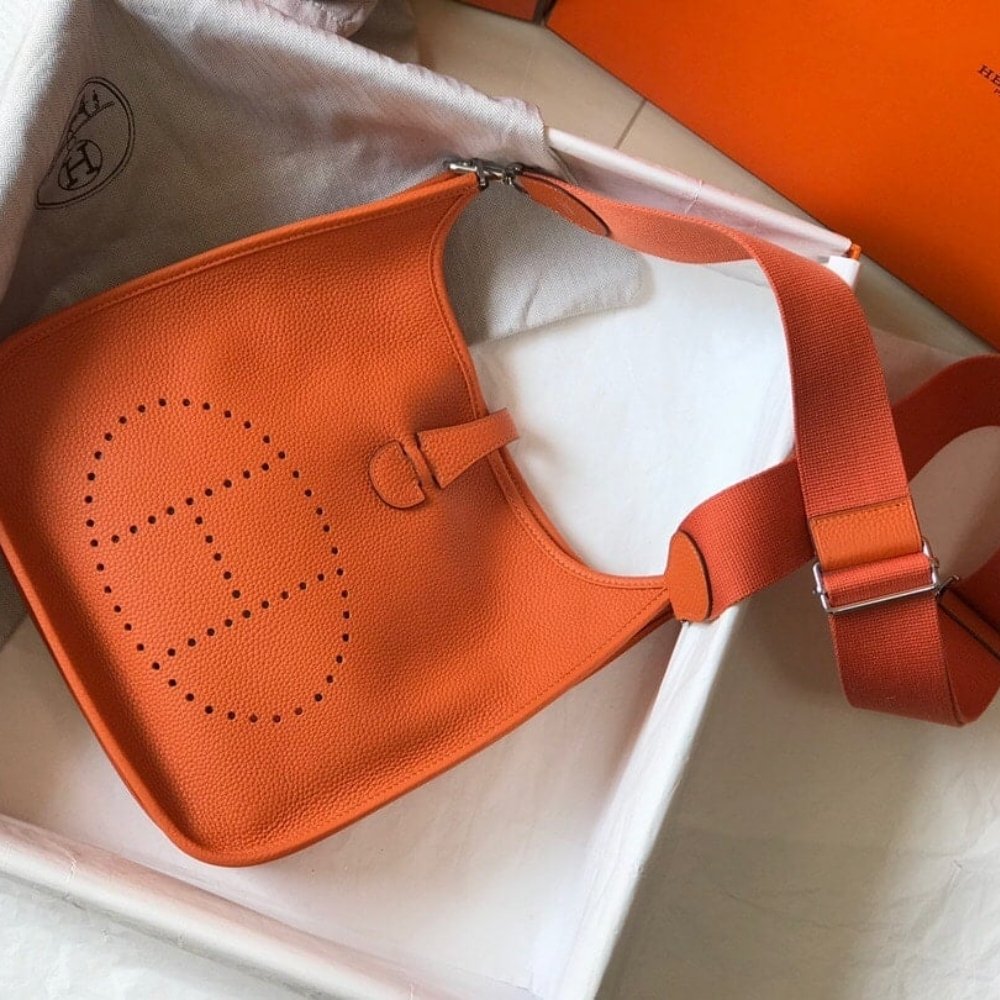 Hermes Evelyne 25 Crossbody Bag Amazon Orange 25Cm