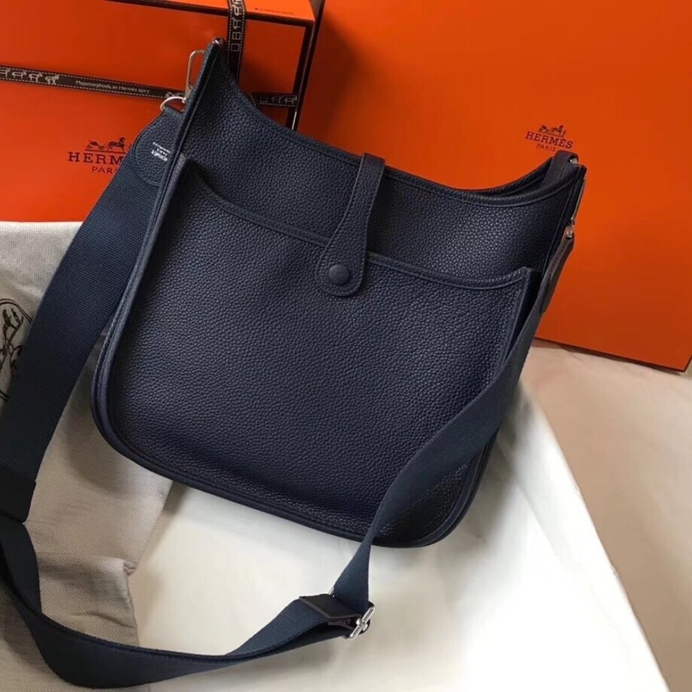 Hermes Evelyne 25 Crossbody Bag Black 25Cm H069426CKAV