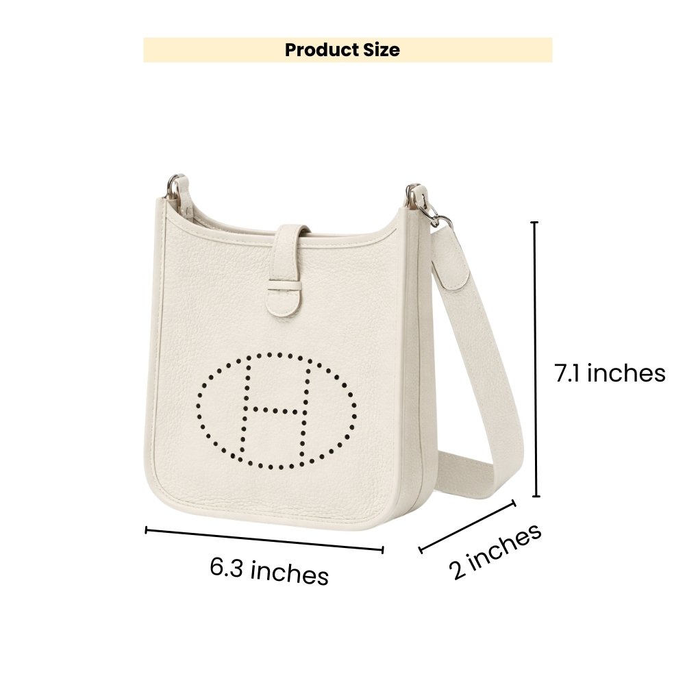 Hermes Evelyne Clemence 16 Amazon Bag White 16Cm