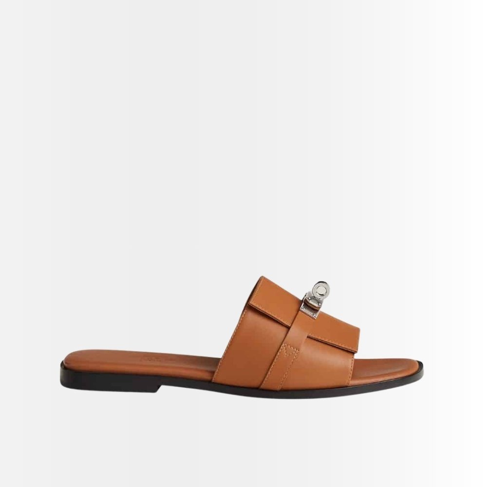 Hermes Giulia Sandal Brown H231056Z A3360