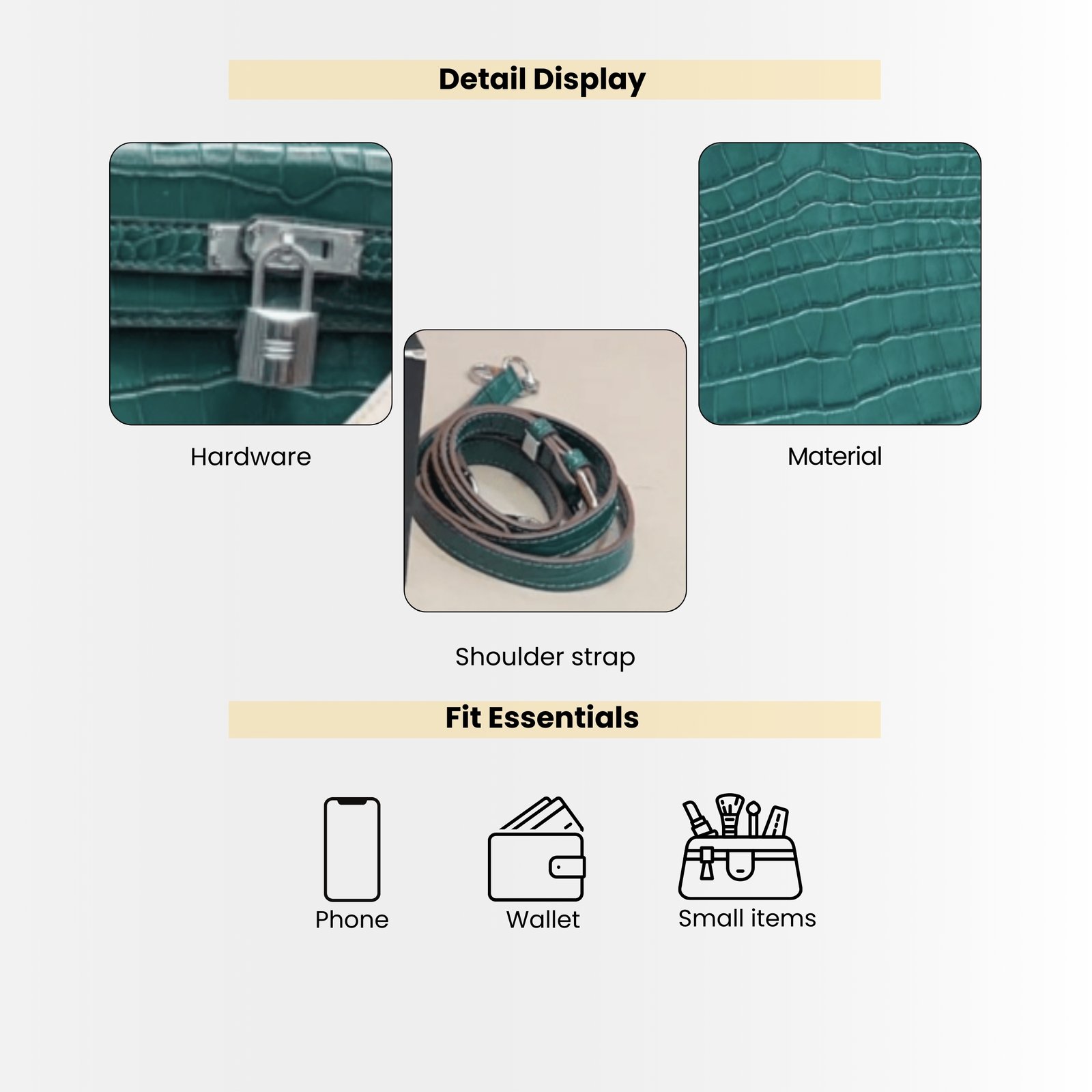 Hermès Kelly 25 Retourne Alligator Emerald Green Silver Toned Hardware