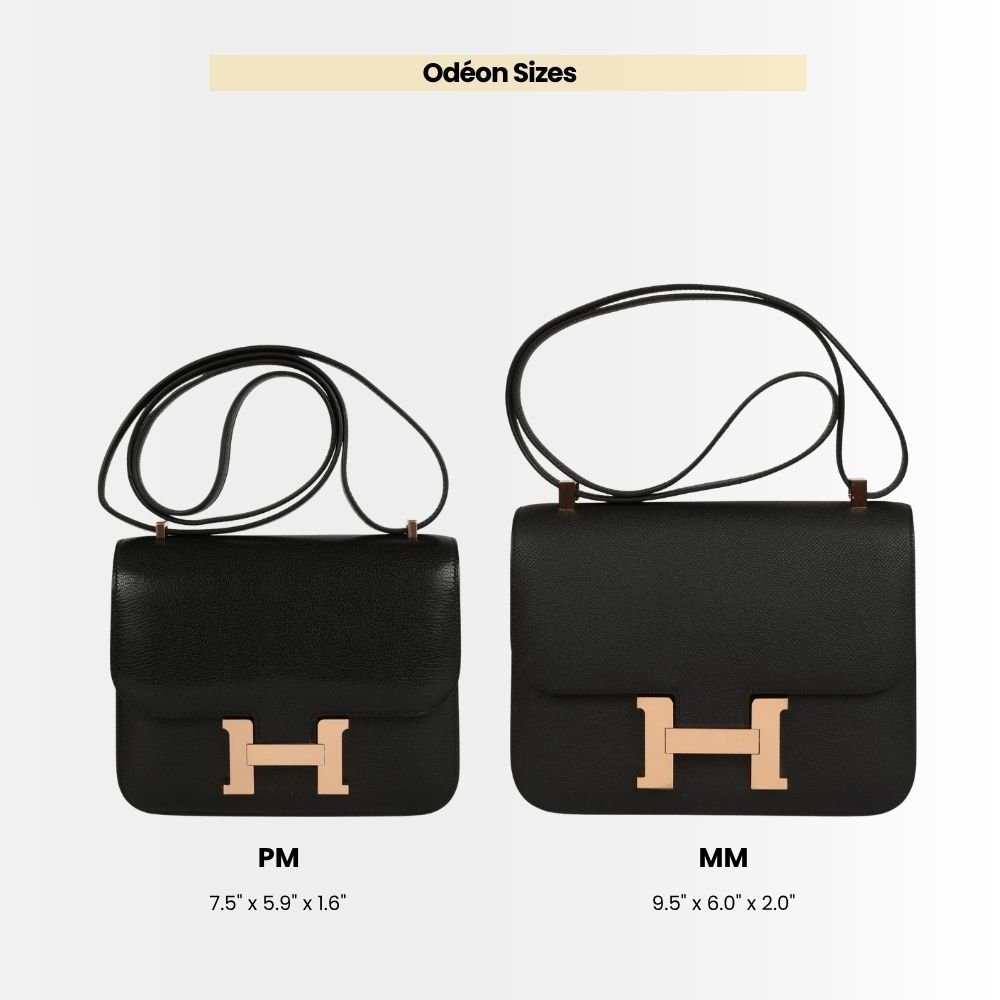Hermes Lizard Constance Mini Shoulder Bag Black 18cm