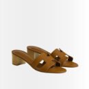 Hermes Oasis Sandals Brown Leather H222203Z 20370