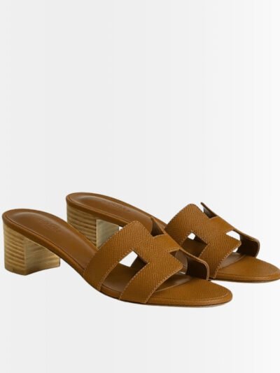 Hermes Oasis Sandals Brown Leather H222203Z 20370