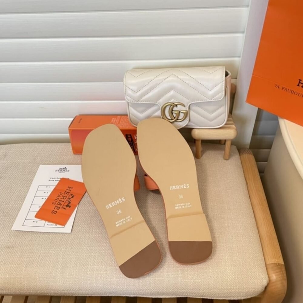 Hermès Oran Sandals Orange H202230Z 5H360