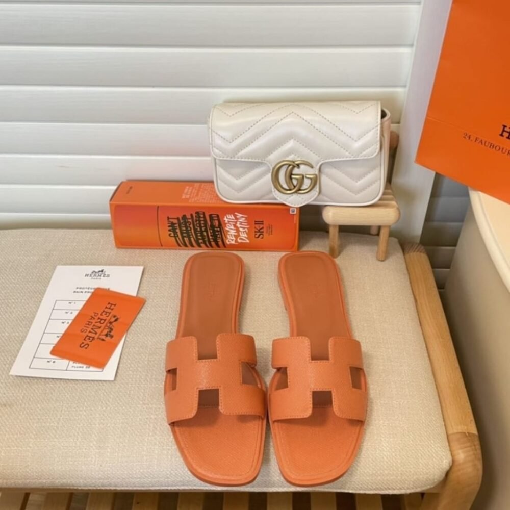 Hermès Oran Sandals Orange H202230Z 5H360