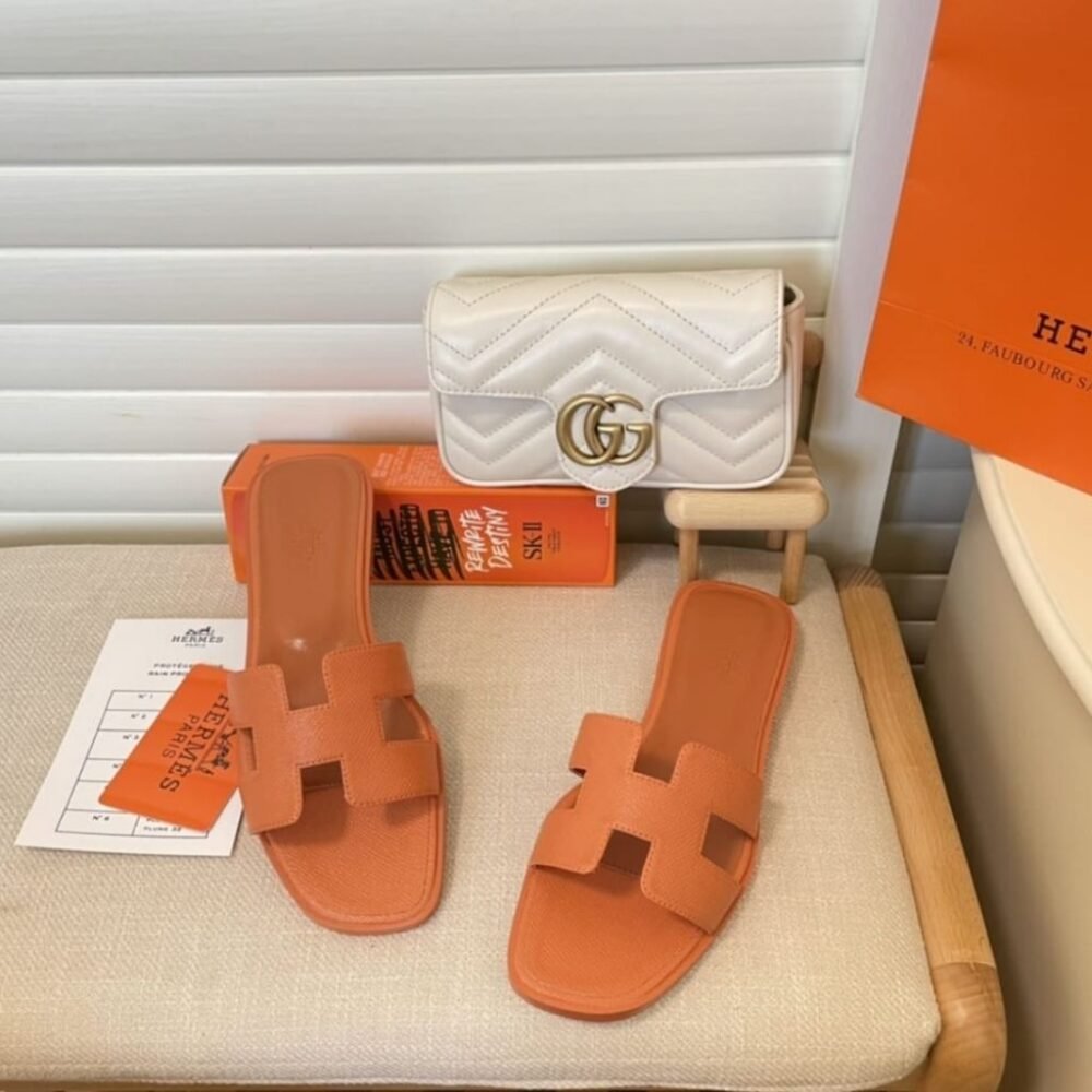 Hermès Oran Sandals Orange H202230Z 5H360