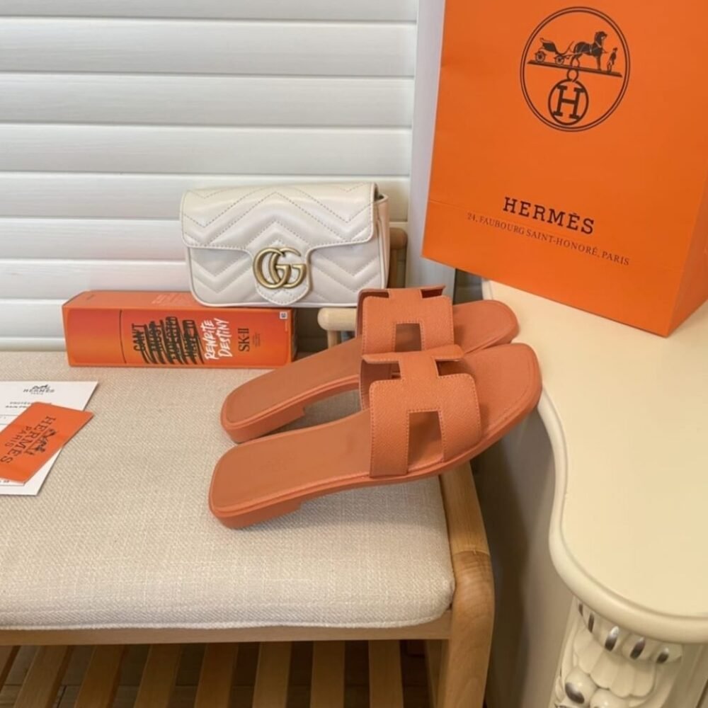 Hermès Oran Sandals Orange H202230Z 5H360