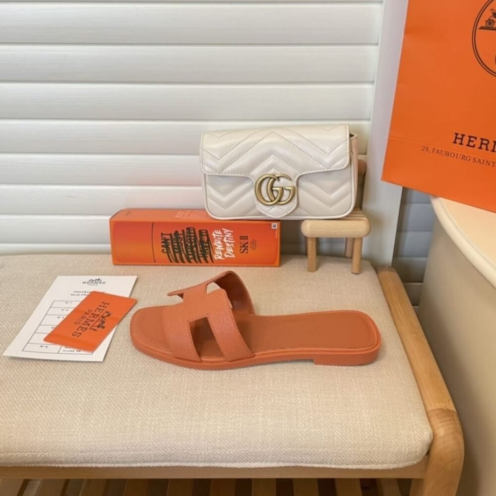 Hermès Oran Sandals Orange H202230Z 5H360