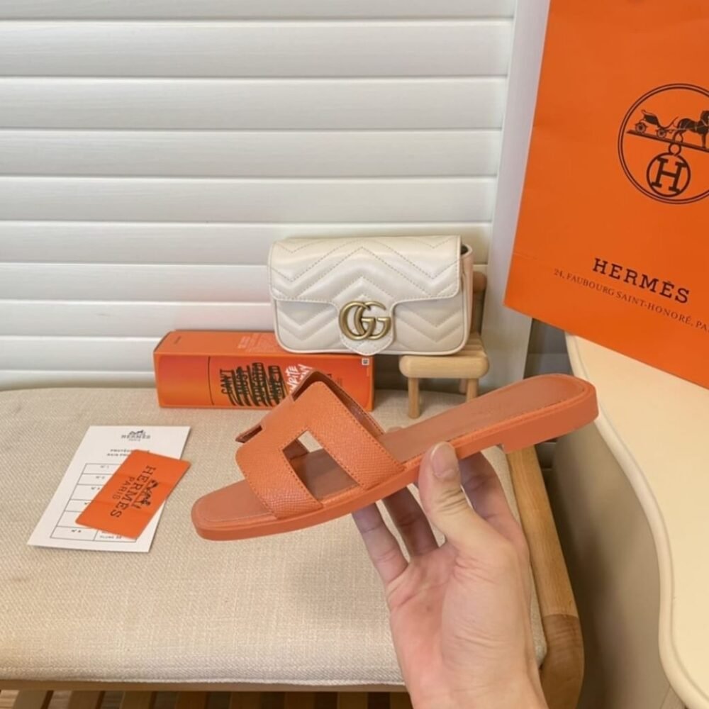 Hermès Oran Sandals Orange H202230Z 5H360
