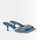 Louis Vuitton 6AM Mule Blue Denim 1ADIF3