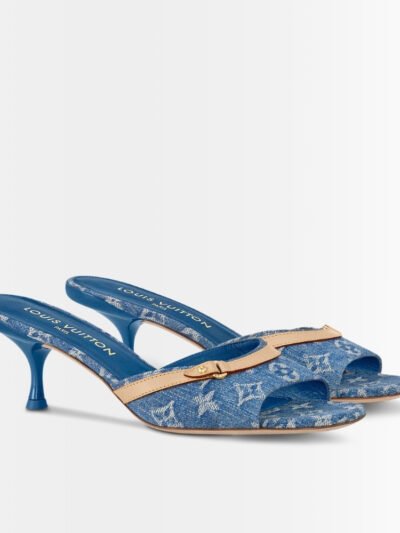 Louis Vuitton 6AM Mule Blue Denim 1ADIF3