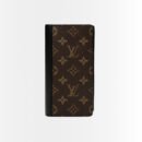 Louis Vuitton Brazza Wallet Monogram Macassar Brown 19cm M69410