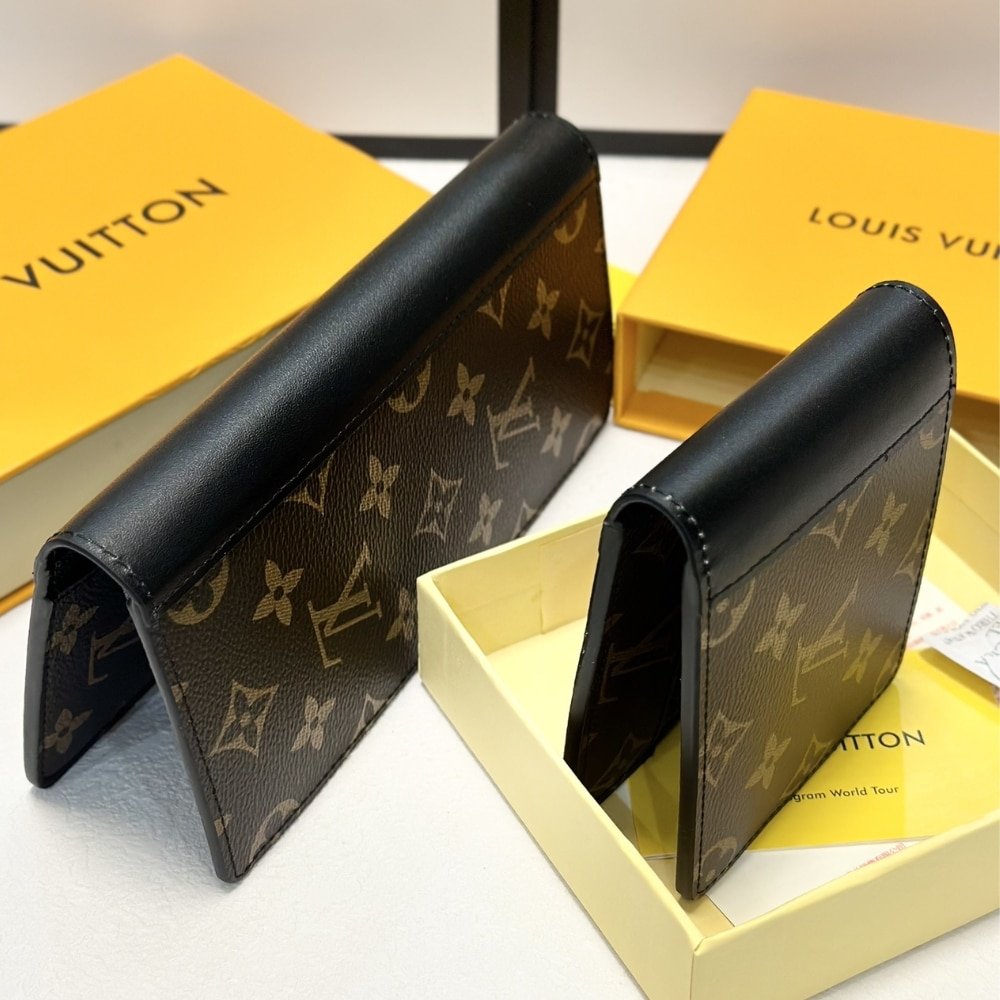 Louis Vuitton Brazza Wallet Monogram Macassar Brown 19cm M69410