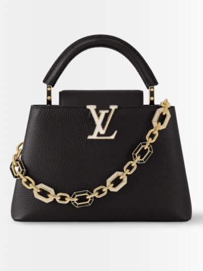 Louis Vuitton Capucines BB Black 27Cm