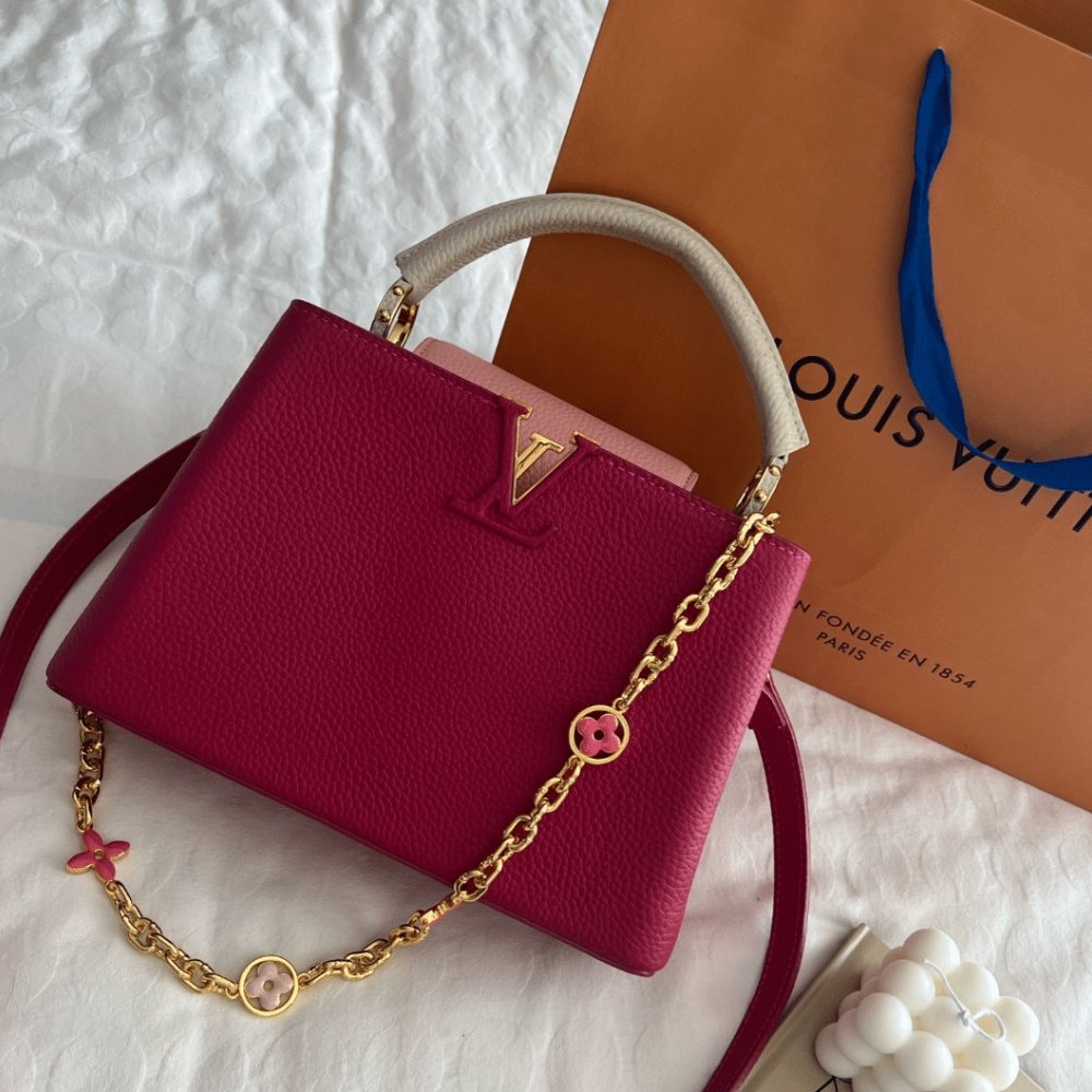 Louis Vuitton Capucines BB Pink 27Cm M20845