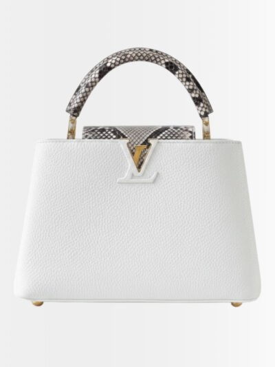 Louis Vuitton Capucines BB Snow White 27Cm