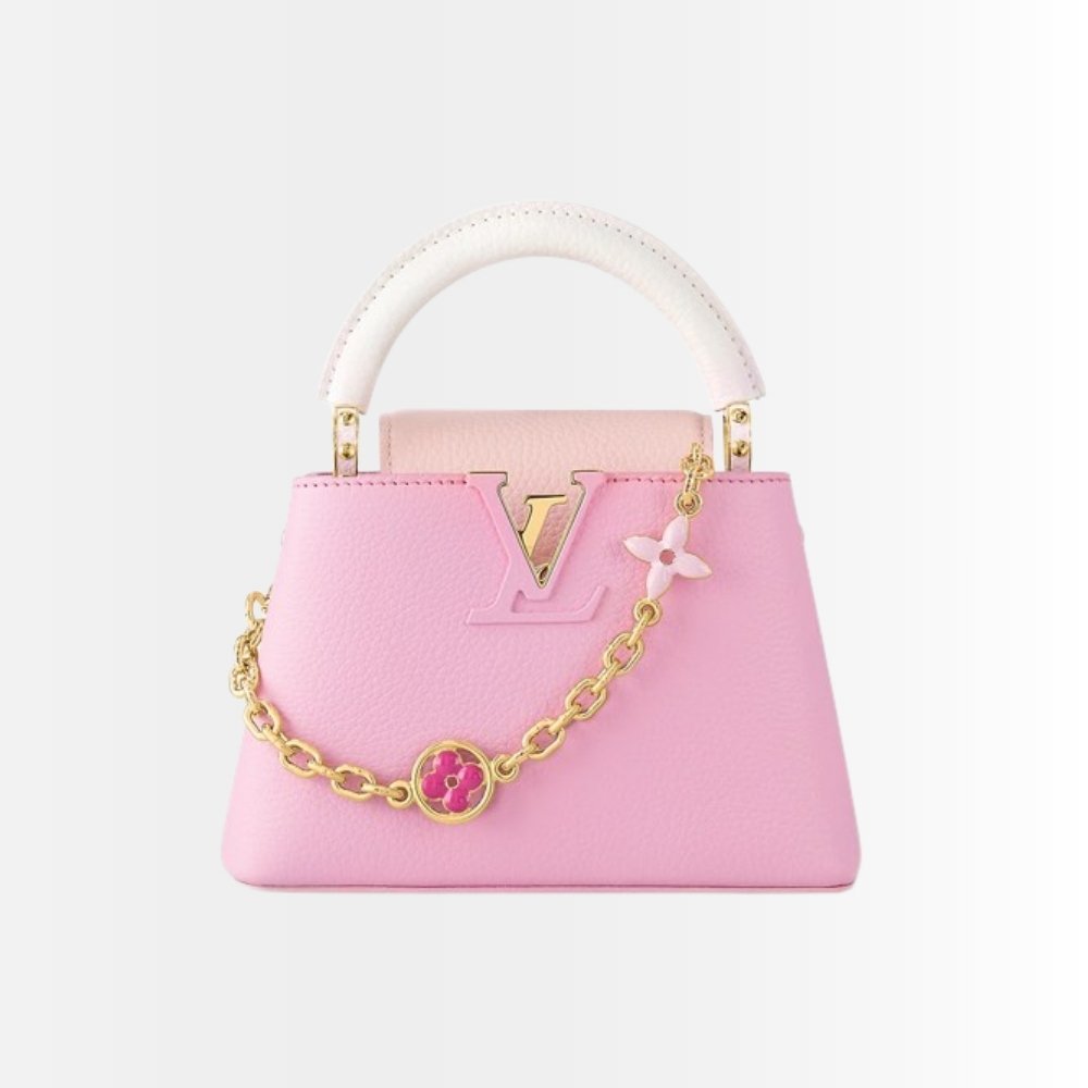 Louis Vuitton Capucines Mini Rose Chamallow Pink 20Cm M22375