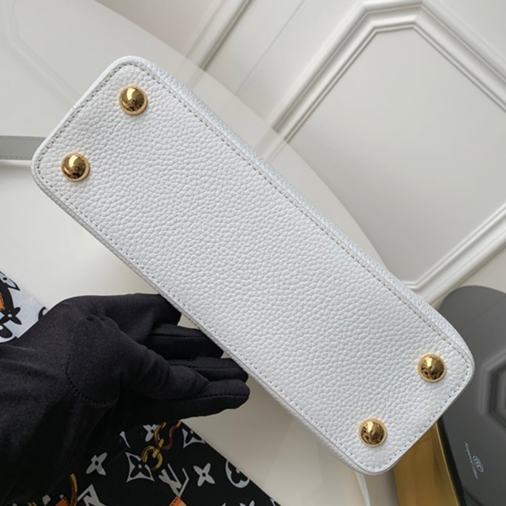 Louis Vuitton Capucines Mini White 20Cm