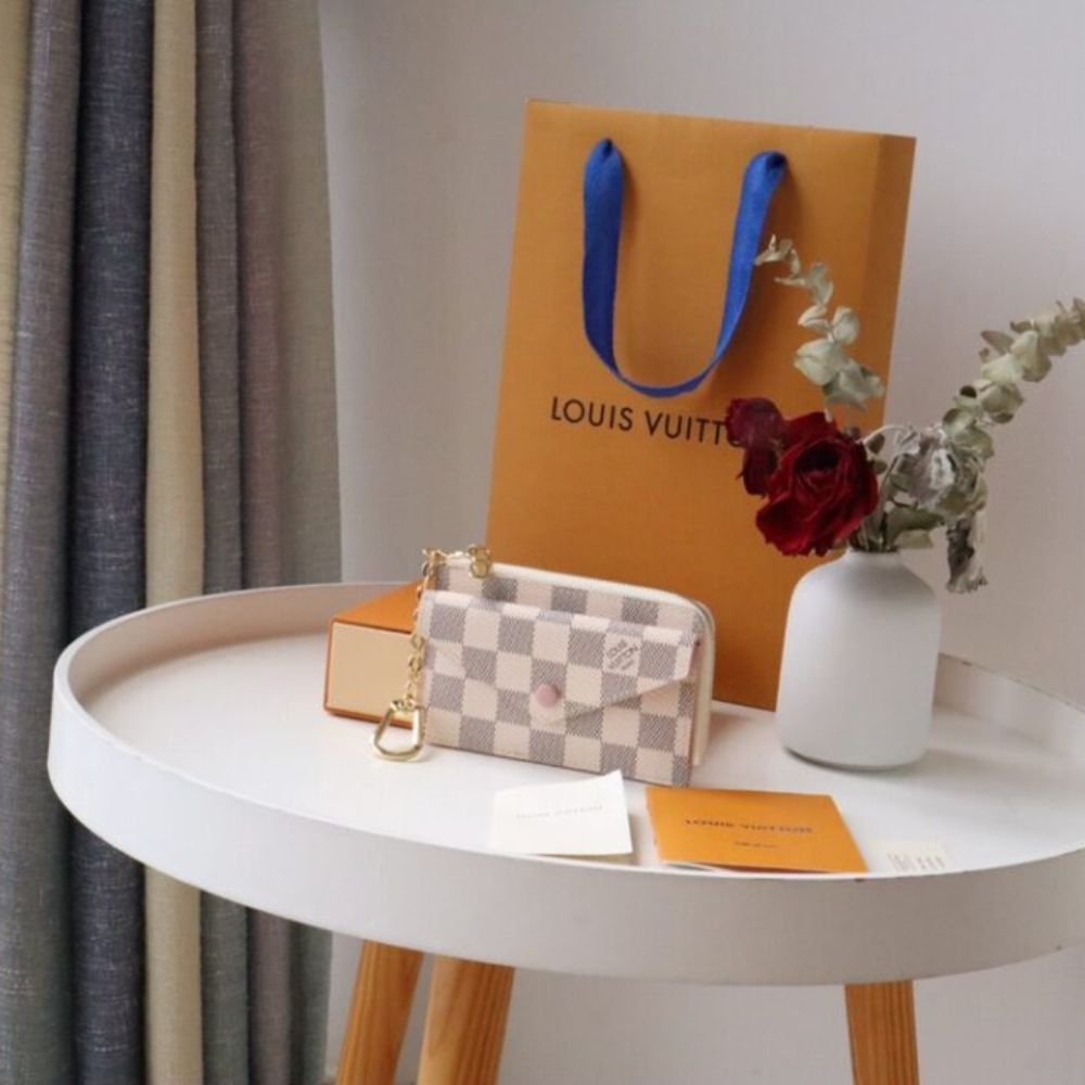 Louis Vuitton Card Holder Recto Verso Damier Azur 13Cm N60498