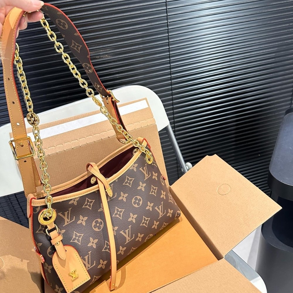 Louis Vuitton CarryAll BB Monogram Brown 25Cm M13014