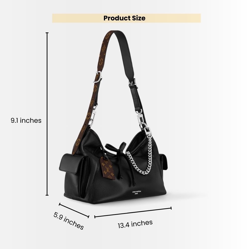 Louis Vuitton CarryAll Cargo Vibe PM Black 34Cm M24861