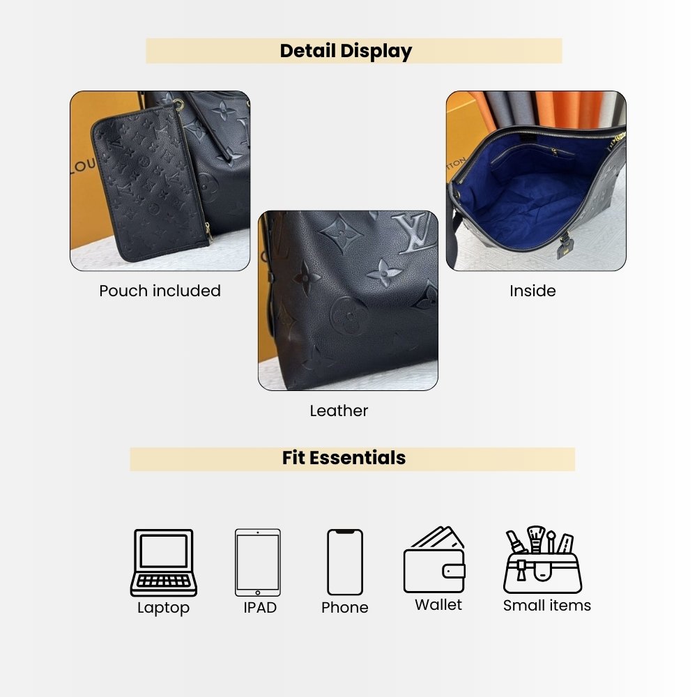 Louis Vuitton CarryAll MM Black 39Cm M46289