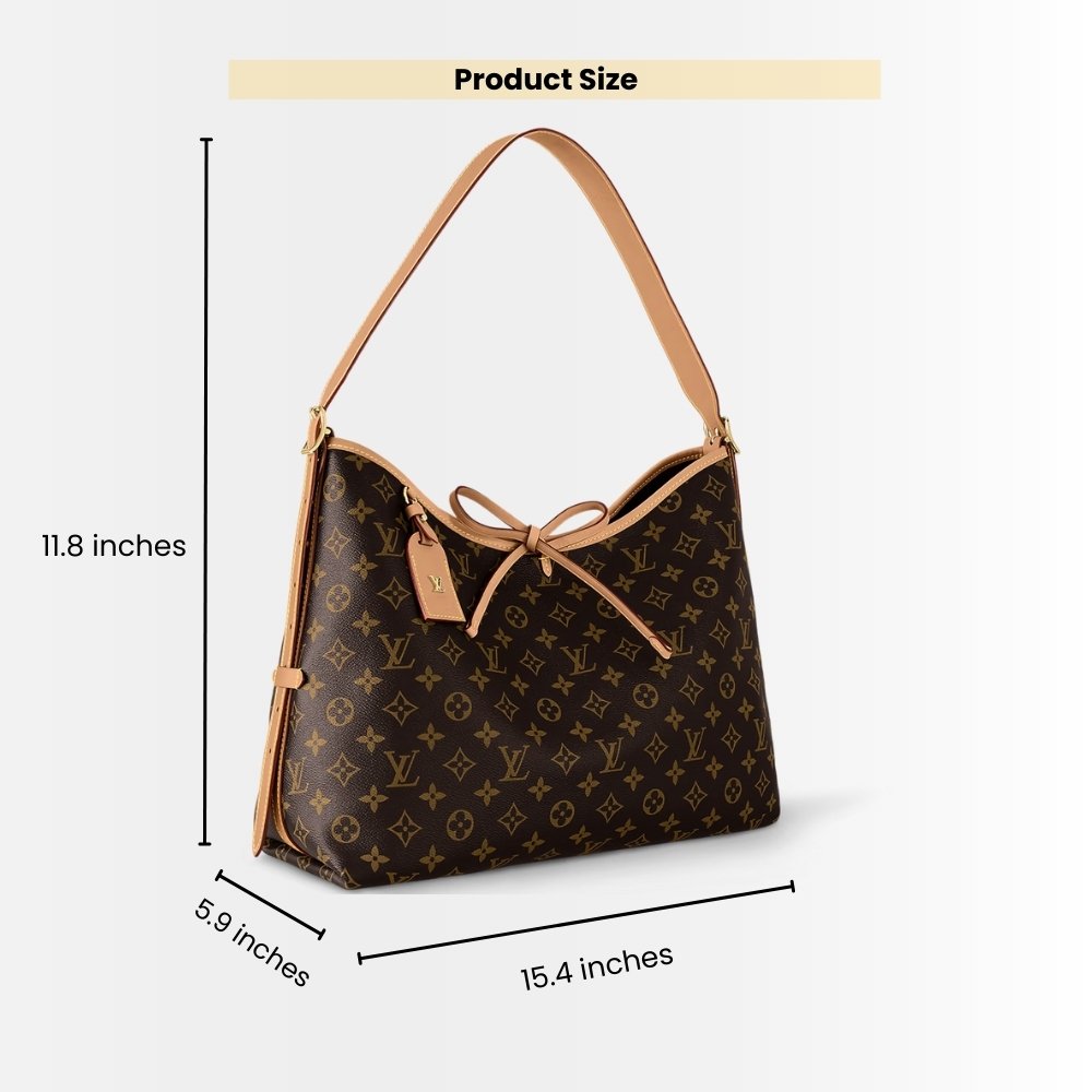 Louis Vuitton CarryAll MM Monogram Brown 39Cm M46197