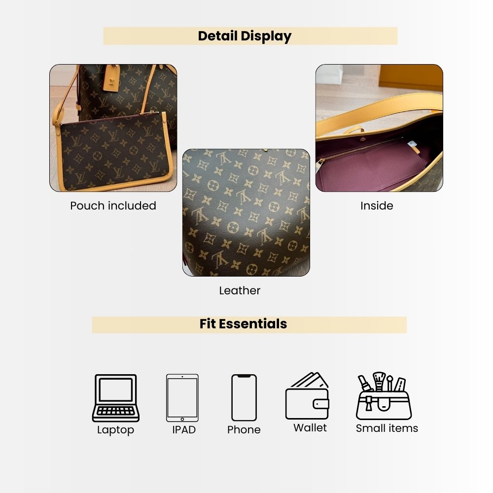 Louis Vuitton CarryAll MM Monogram Brown 39Cm M46197