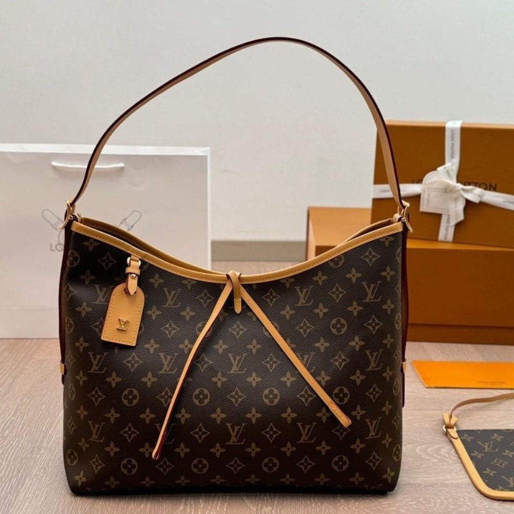Louis Vuitton CarryAll MM Monogram Brown 39Cm M46197
