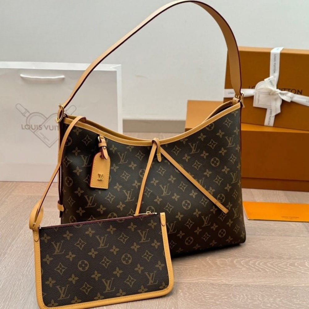 Louis Vuitton CarryAll MM Monogram Brown 39Cm M46197