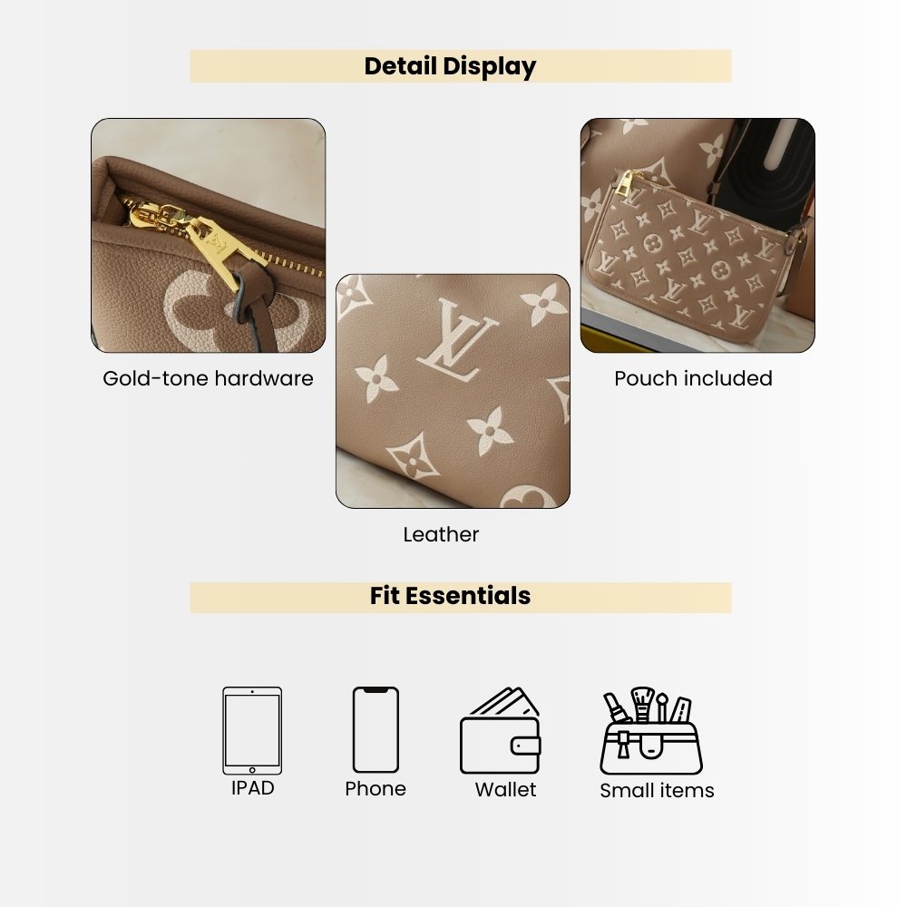 Louis Vuitton CarryAll PM Crème Beige 29Cm M47180