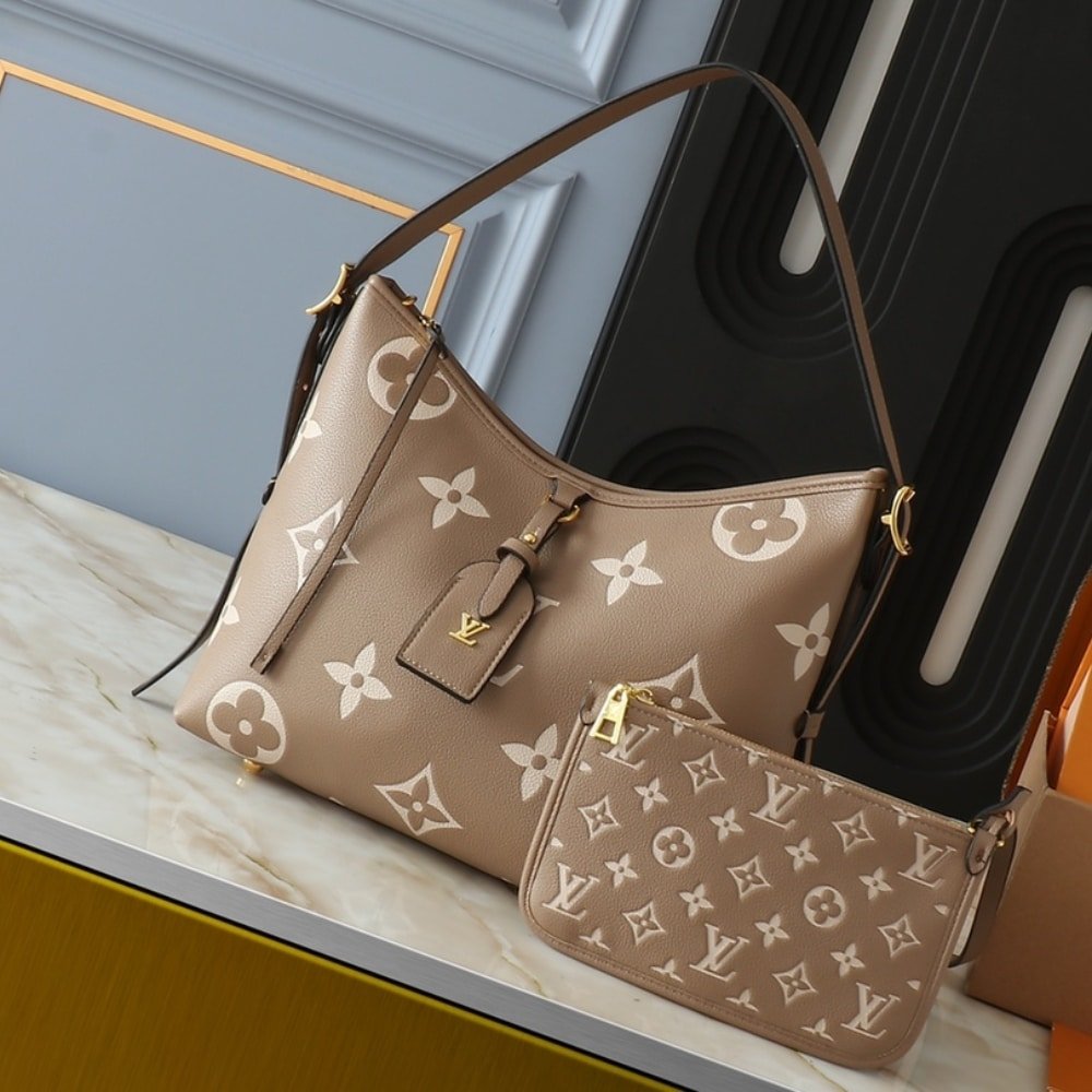 Louis Vuitton CarryAll PM Crème Beige 29Cm M47180