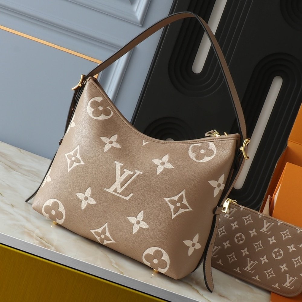 Louis Vuitton CarryAll PM Crème Beige 29Cm M47180