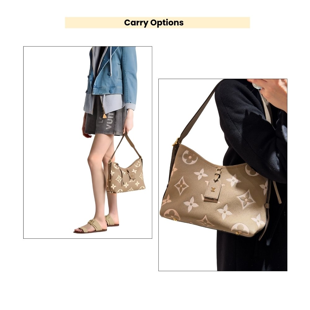 Louis Vuitton CarryAll PM Crème Beige 29Cm M47180