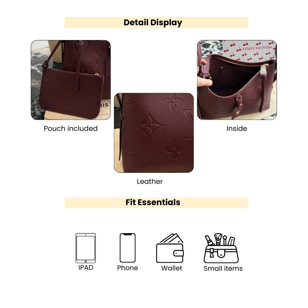 Louis Vuitton CarryAll PM Dark Red 30Cm