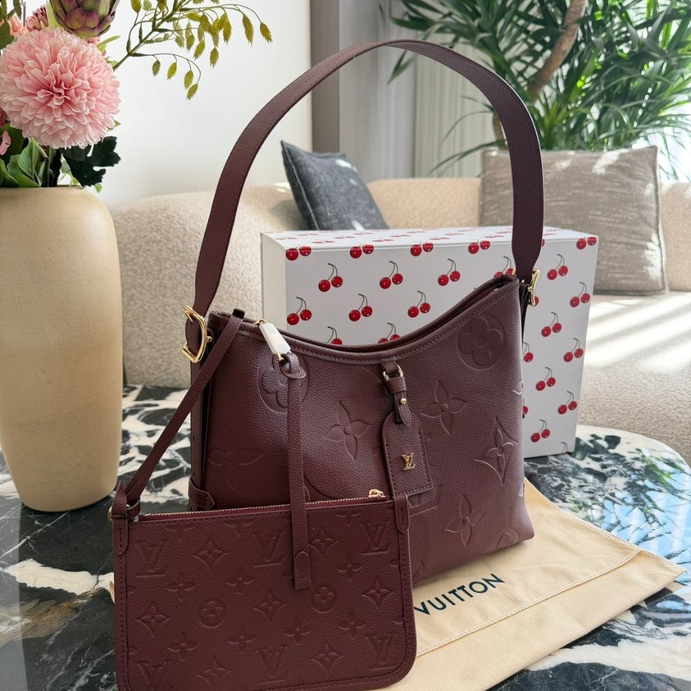 Louis Vuitton CarryAll PM Dark Red 30Cm