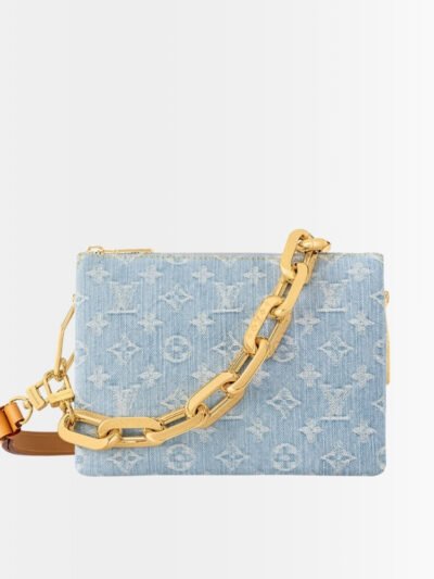 Louis Vuitton Coussin BB Monogram Denim Sky Blue 21Cm M11401