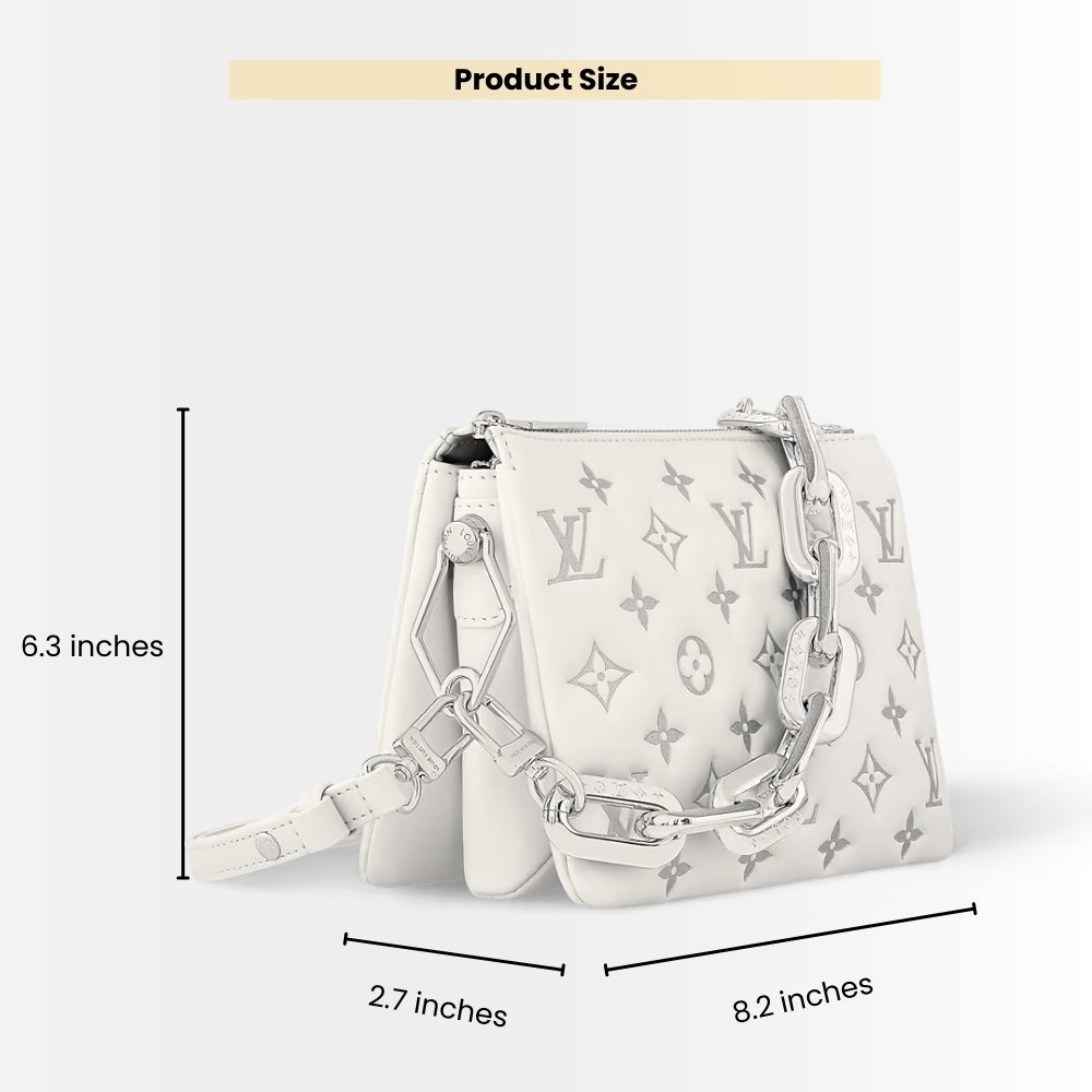 Louis Vuitton Coussin BB White 21Cm M11957