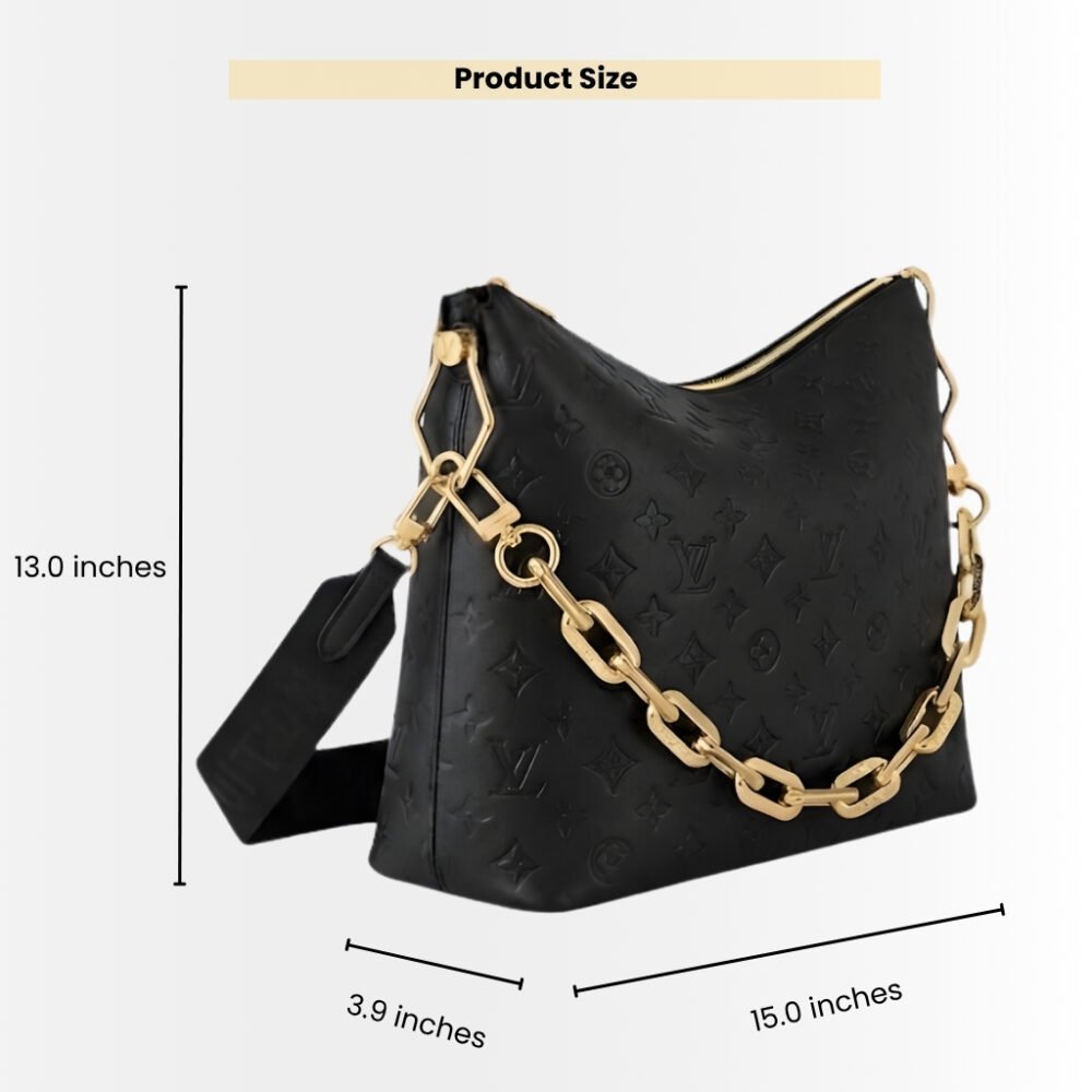 Louis Vuitton Coussin Hobo MM Black 38cm M12068