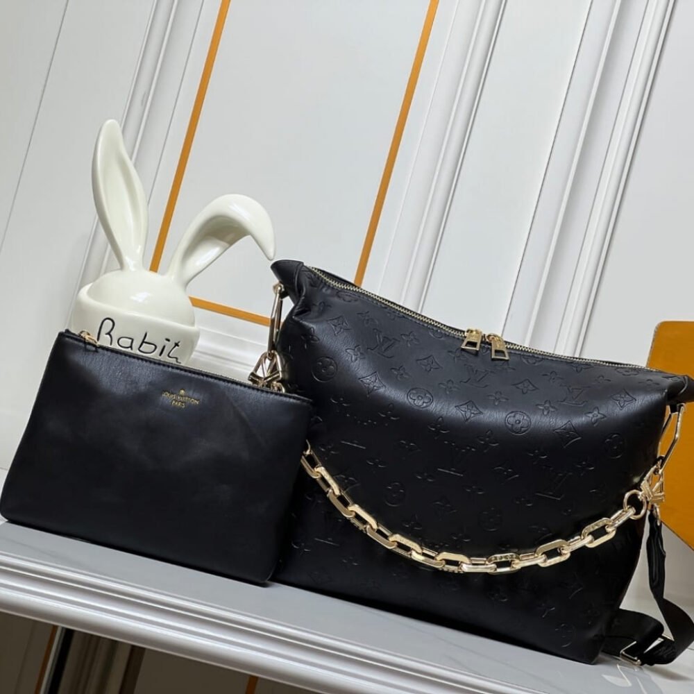 Louis Vuitton Coussin Hobo MM Black 38cm M12068