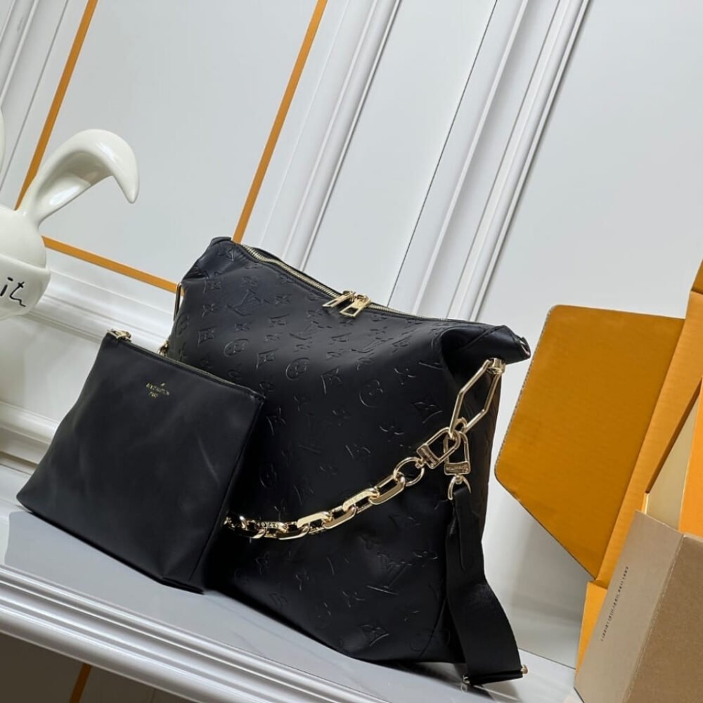Louis Vuitton Coussin Hobo MM Black 38cm M12068