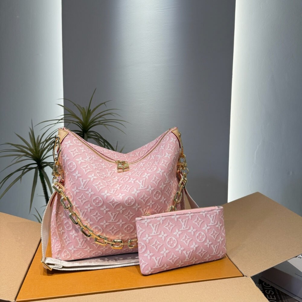Louis Vuitton Coussin MM Monogram Emblème Pink 30cm