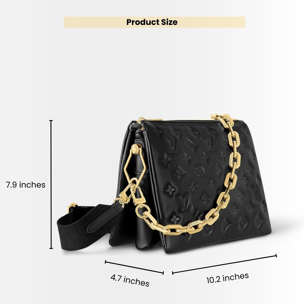 Louis Vuitton Coussin PM Black 26Cm M57790
