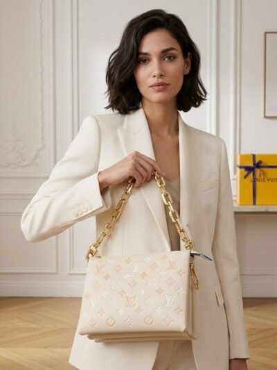 Louis Vuitton Coussin PM Cream 26Cm M22398