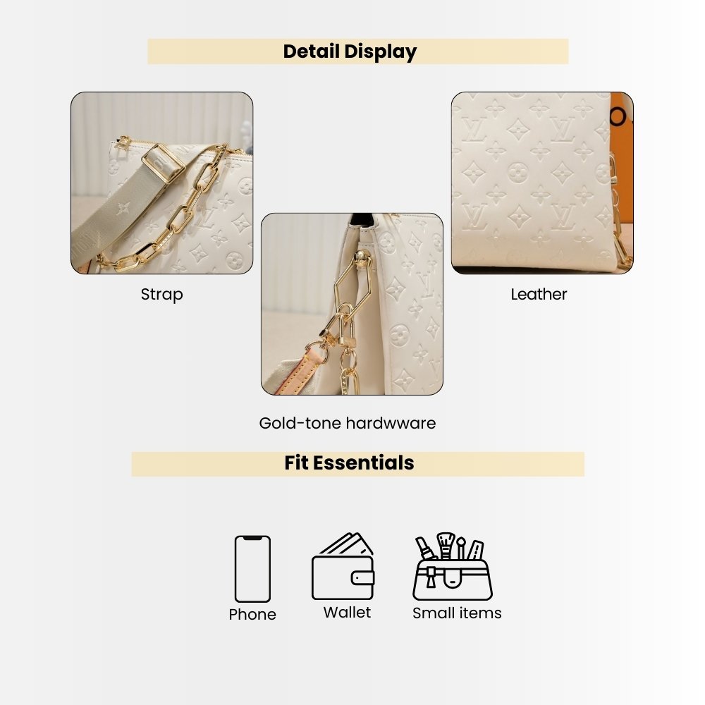 Louis Vuitton Coussin PM Cream 26Cm M57793