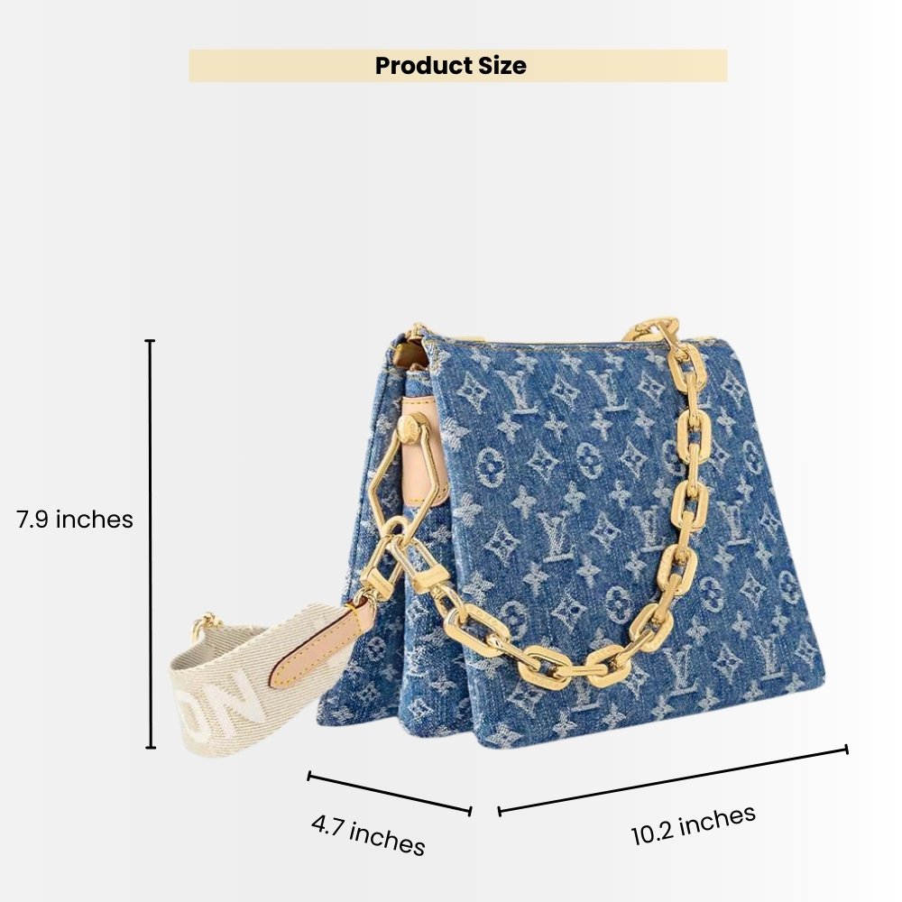 Louis Vuitton Coussin PM Denim Blue 26Cm M24564