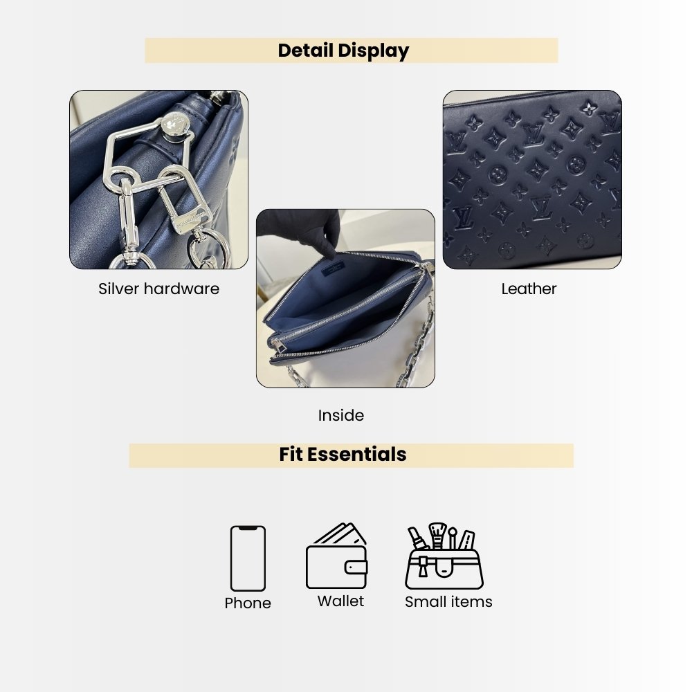 Louis Vuitton Coussin PM Marine Blue 26Cm M20379