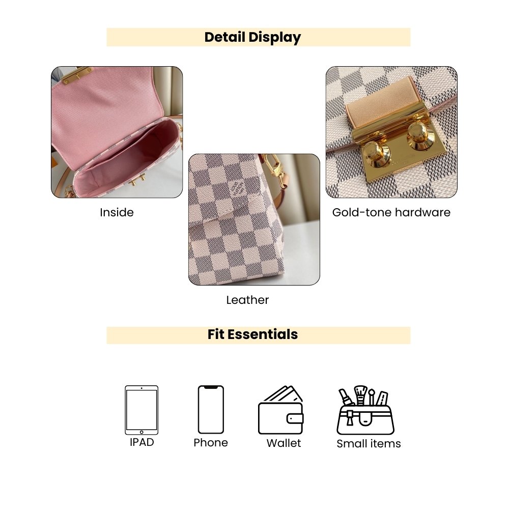 Louis Vuitton Croisette Damier Azur 25Cm N41581